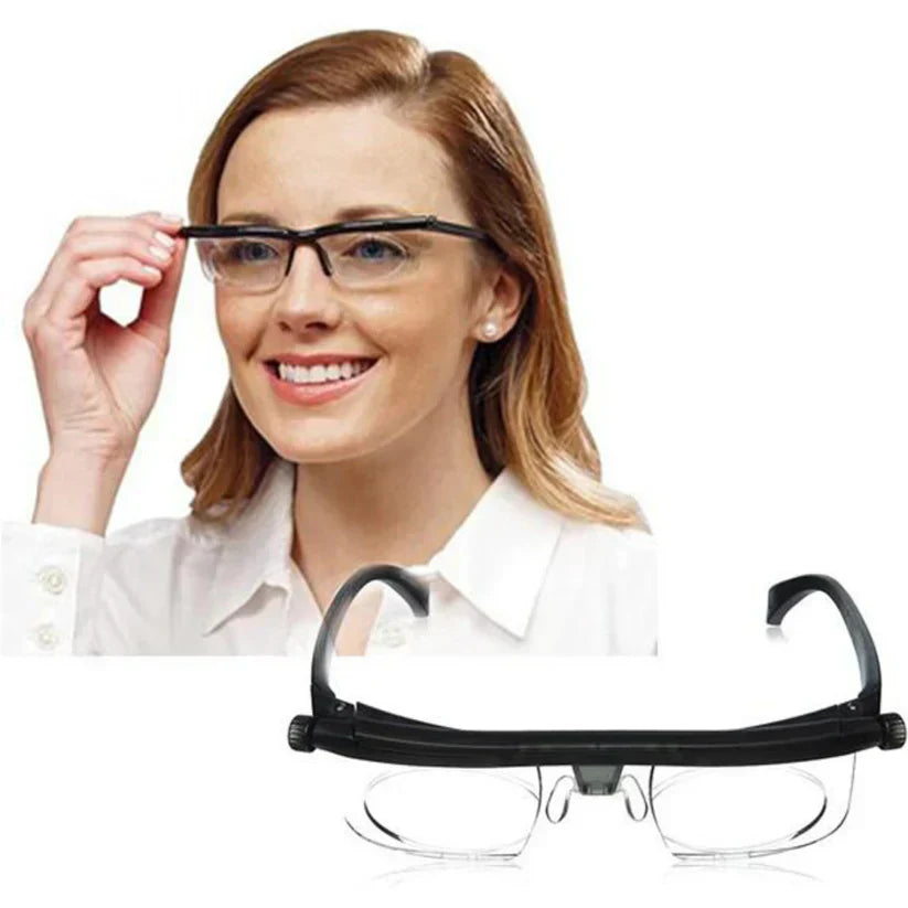 Adjustable Vision Glasses for All Distances