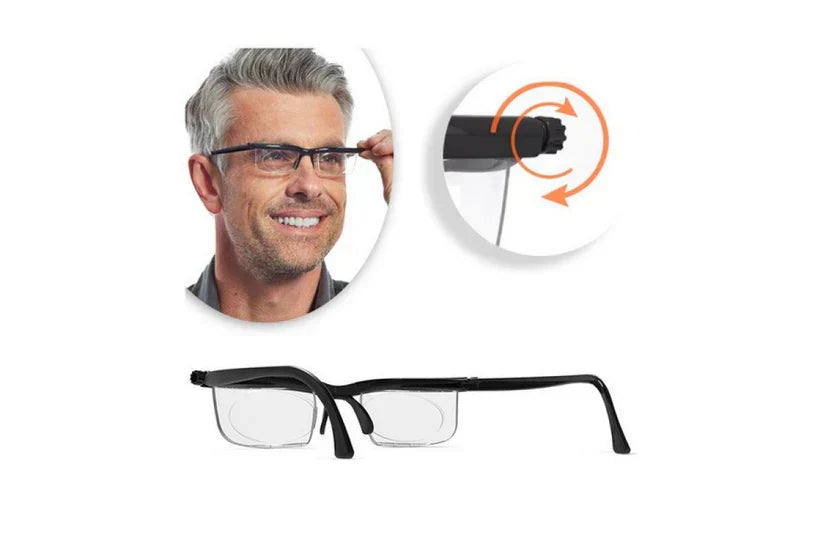 Adjustable Vision Glasses for All Distances