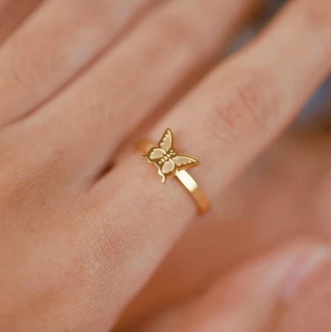Anxiety Daisy Spinner Ring