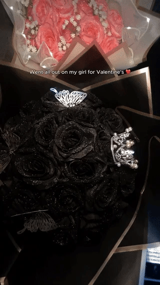 Glitter Rose Bouquet