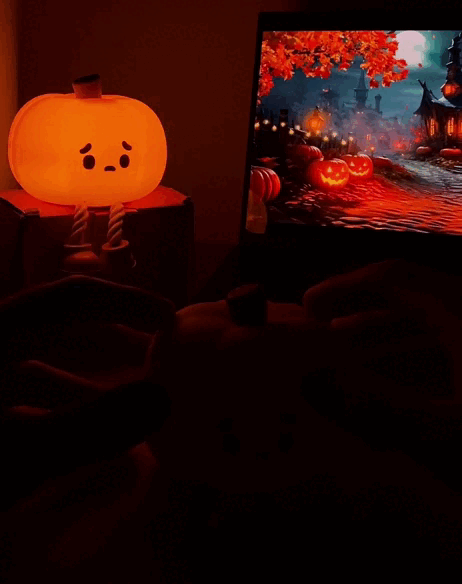 Little Pumpkin Glowing Hug Plush