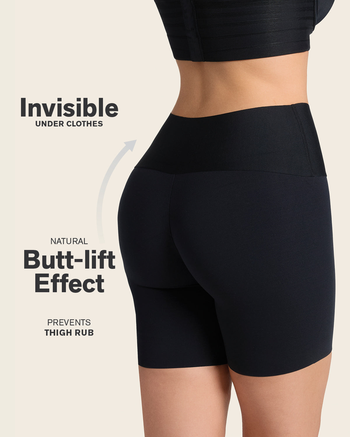 Stay-In-Place Seamless Shapewear Shorts