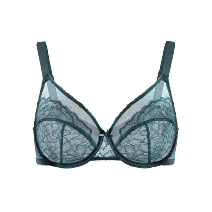 Lace Elegance Minimizer Bra Set