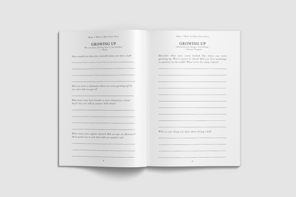 Mom, I Want to Hear Your Story - The Gift Your Mom Will Love!