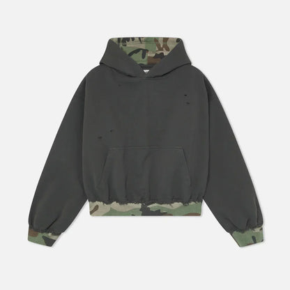 UrbanEdge™ Distressed Leopard Hoodie