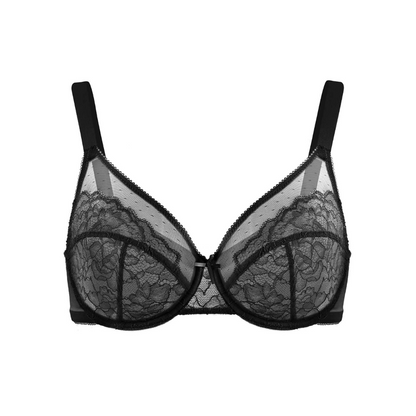 Lace Elegance Minimizer Bra Set