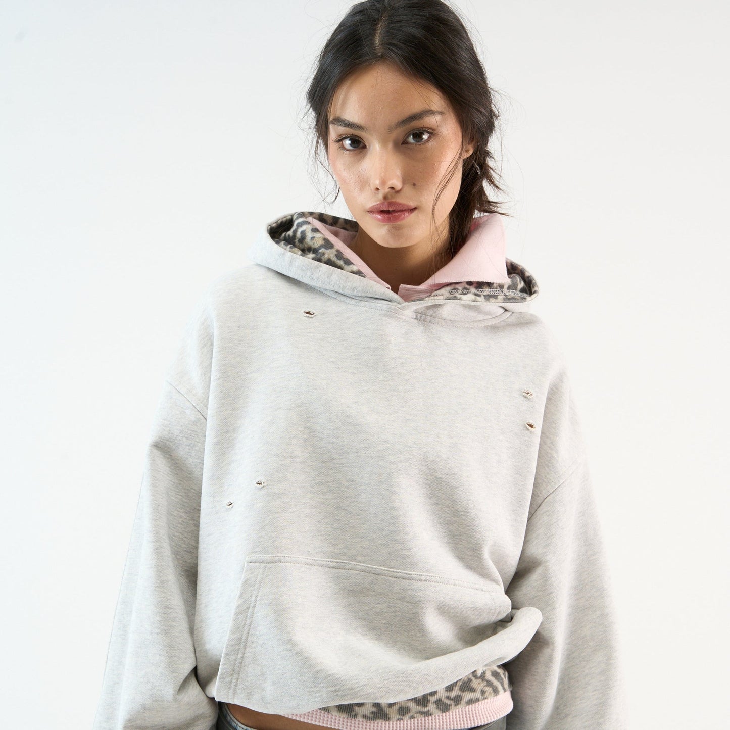 UrbanEdge™ Distressed Leopard Hoodie