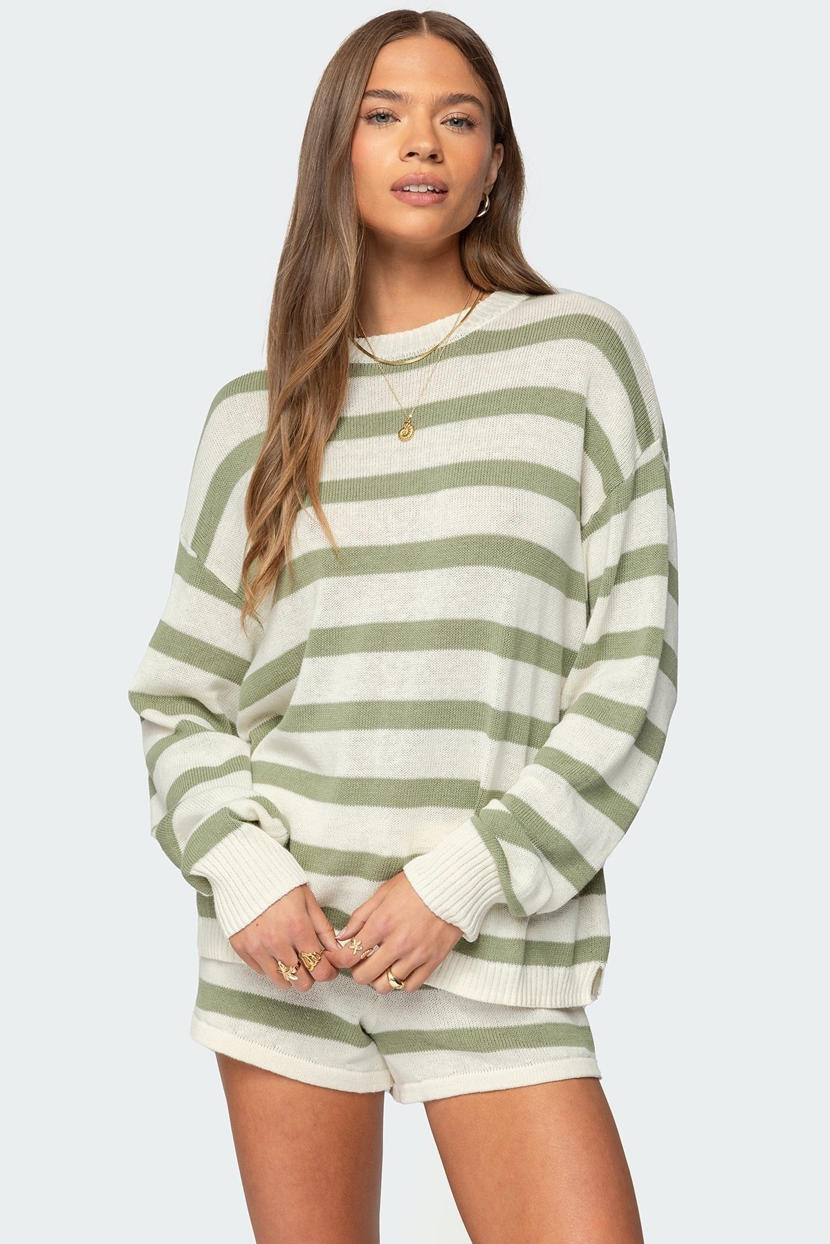 Olivia Knit Stripe Set