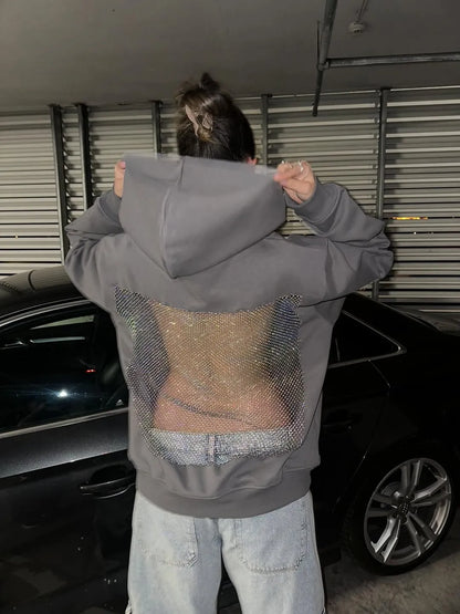 Serena Crystal Hoodie